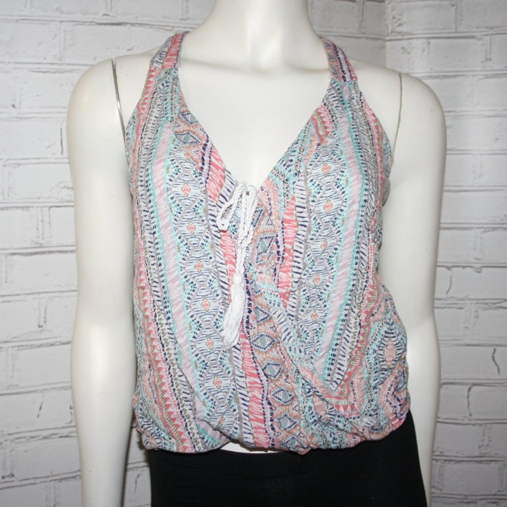 🌸🎨 Hollister · Colorful Blouse · Size Small
